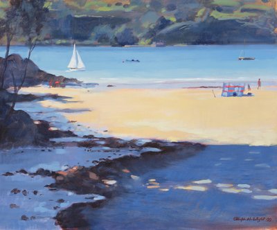Millbay, Salcombe, 1998 von Jennifer Wright
